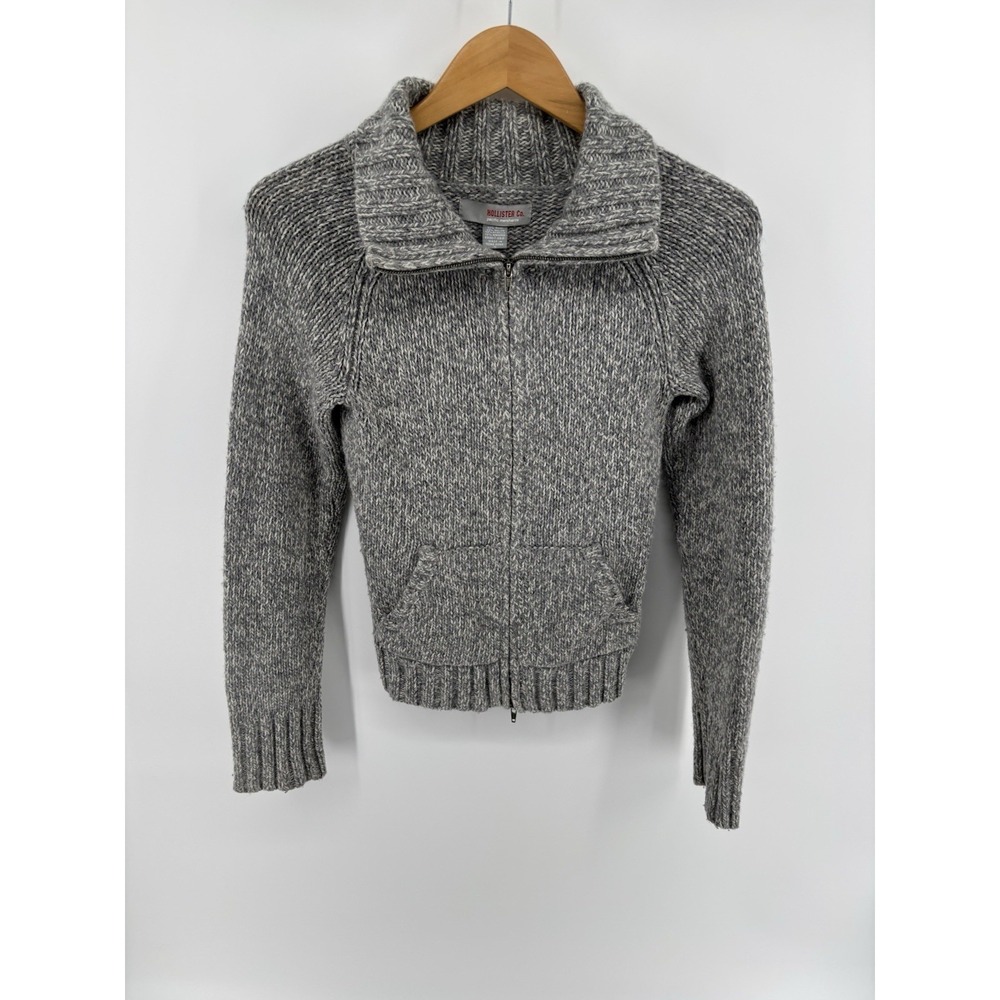 Vintage Hollister Co. Pacific‎ Merchants Sweater Sz S Zip Up Bella Swan Y2K